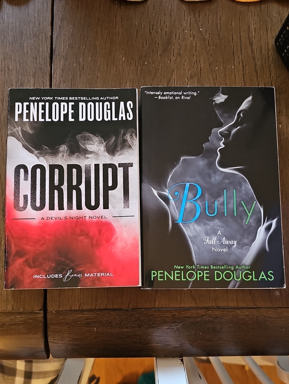 Penelope Douglas Pack: Corrupt & Bully - Black, Red, Teal Covers